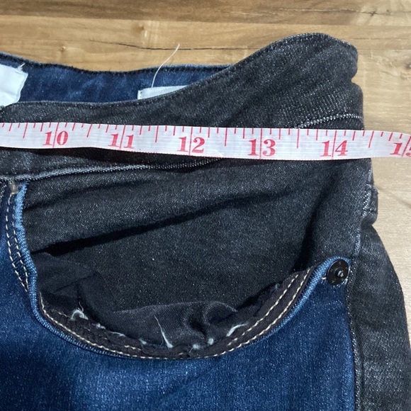 Frame Denim Two Toned Color Split Jeans - Picture 8 of 12